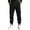 Black, variant on yillto Mens Jogger Pant Elastic Waist Drawstring Workout Sweatpant with Pockets Casual Running Athletic Pants