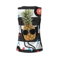 thumbnail image 5 of Lsque Pineapple With Black Glasses Printed Workout Tank Tops for Women, Athletic Sports Tank Tops, Compression Sleeveless Dry Fit Shirts,Sleeveless Yoga Shirt-X-Large, 5 of 9