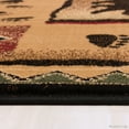 thumbnail image 7 of Brown Mama Bear with Cub with Paw Prints Area Rug (3' 9" x 5' 1"), 7 of 7