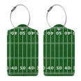 thumbnail image 3 of Fuzoiu American Football Field1 Print Premium Leather Luggage Tag,Travel Accessory,Luggage Tag for Suitcase Baggage Handbag Travel Bag,Name Card & Privacy Cover-4 PCS, 3 of 5
