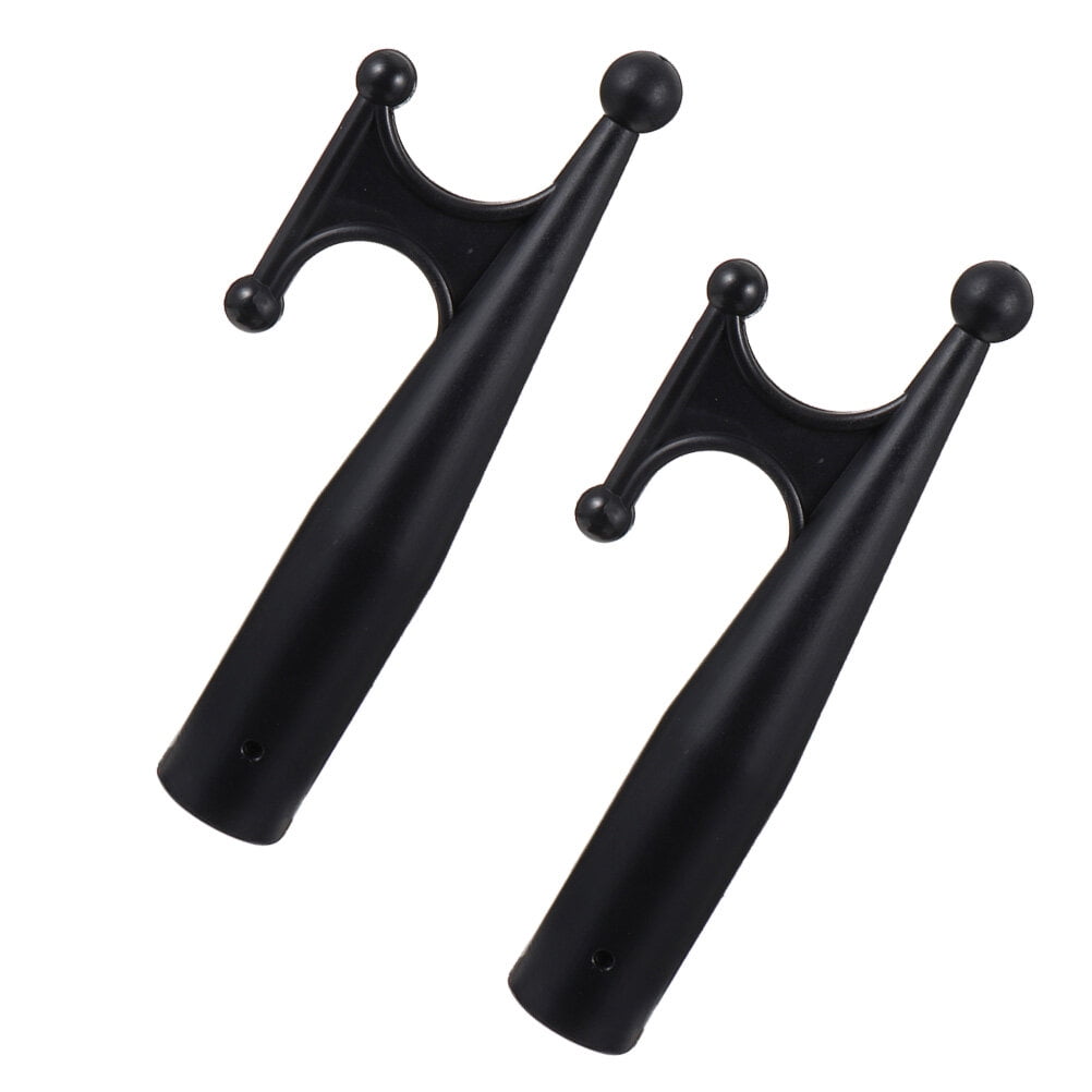 MDXing 4PCS Black Nylon Paddle Stowage Clip 33x25mm Boat