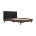 thumbnail image 2 of Armen Living Astoria 3-Piece Modern Wood King Bedroom Set in Brown, 2 of 2