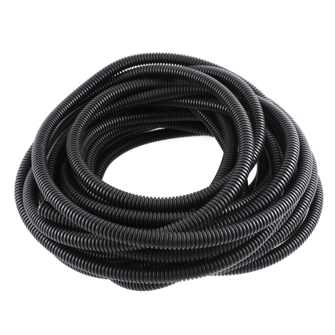 Flexible PVC 11.6mm Outer Dia Corrugated Tubing Conduit Tube Pipe 12M