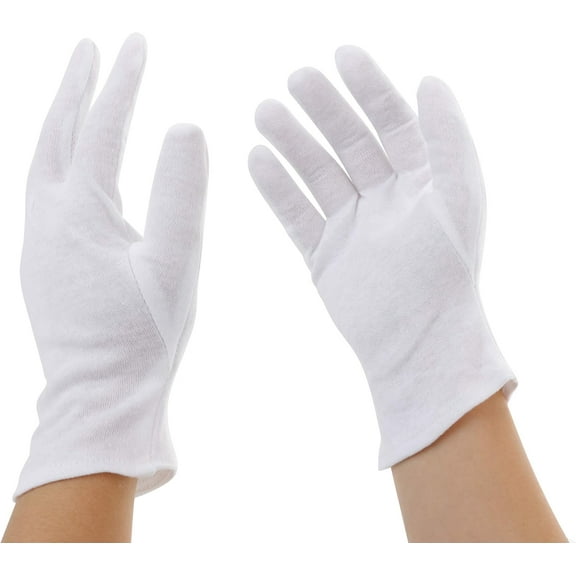 Photo Handling Gloves, Elastic Wrist Work Gloves, Perfect For Archival And Art Handling (3 Pairs)