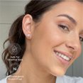 thumbnail image 3 of MomentWish 1 Carat D Color VVS1 Moissanite Stud Earrings for Women 925 Sterling Silver Birthday Gift for Her, 3 of 10