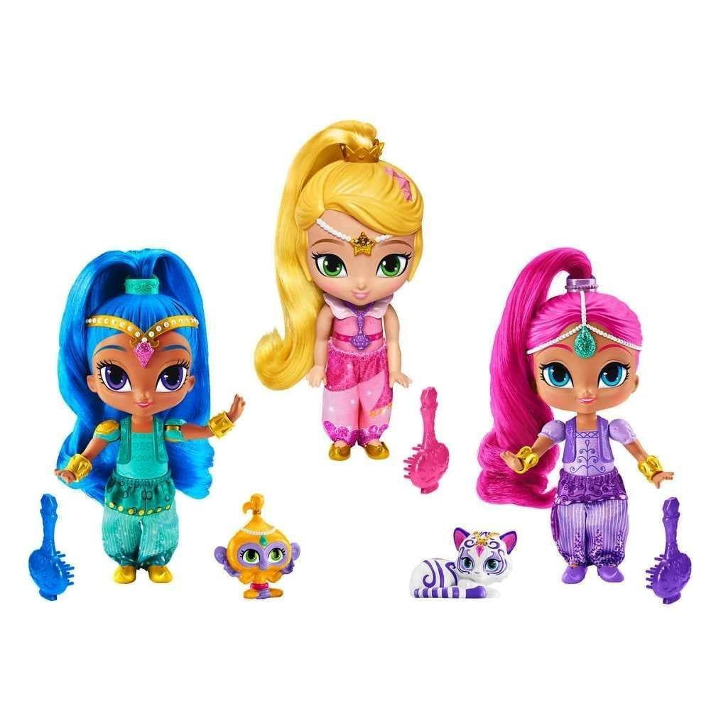 Shimmer and Shine 3-Piece Pretty Genie Friends Doll Set