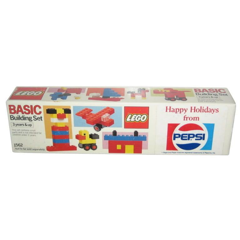 LEGO Basic Building Pepsi Vintage Promo Toy Set 1562 -