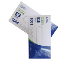 Queen - Safe Health Nitrile Exam Disposable Gloves (M/2 Box x 100 PCS) BLUE