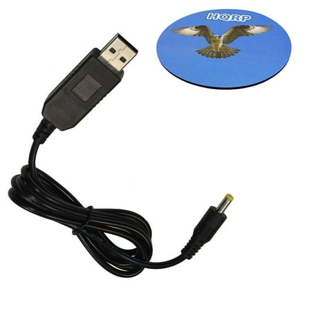 HQRP USB to DC 6V Step-Up Converter Cable for ReliOn WMTBPA-845 HEM-741CREL HEM-780REL UA-787REL BP300 7400REL HEM-8722-WM Blood Pressure Monitor Cord Adapter + HQRP