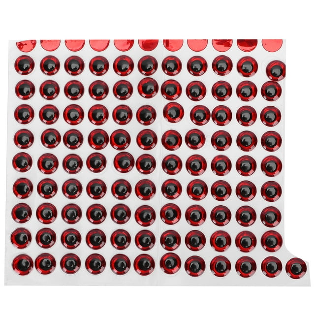 Ojo de señuelo de pesca, 100 piezas/paquete Ojo de señuelo de pesca Ojos de pesca realistas Ojo de señuelo de simulación Diseño de clase mundial