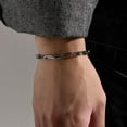 thumbnail image 2 of Stainless Steel Classic Plain Oval Chain Style Bracelet, 2 of 8
