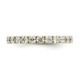 thumbnail image 4 of 14k Yellow Gold U-Cut Set Diamond Eternity Wedding Band Anniversary Ring Size 4 - 1.50 Ct., 4 of 6