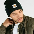 thumbnail image 2 of carhartt Carhartt gorro para el frío de la marca de moda con gran circunferencia de la cabeza y adelgazante 23 nueva ropa de trabajo retro de invierno gorro de punto estilo americano, 2 of 5