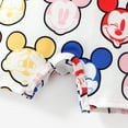 thumbnail image 5 of Disney Mickey Mouse Baby Romper All-over Print Short Sleeve Graphic Outfits Newborn to Infant, 5 of 9
