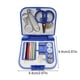 thumbnail image 3 of Ounissouiy Caja de almacenamiento de costura, estuches de transporte para agujas de bordado, tijera de hilo, organizador portátil para Artesanía Azul, 3 of 6
