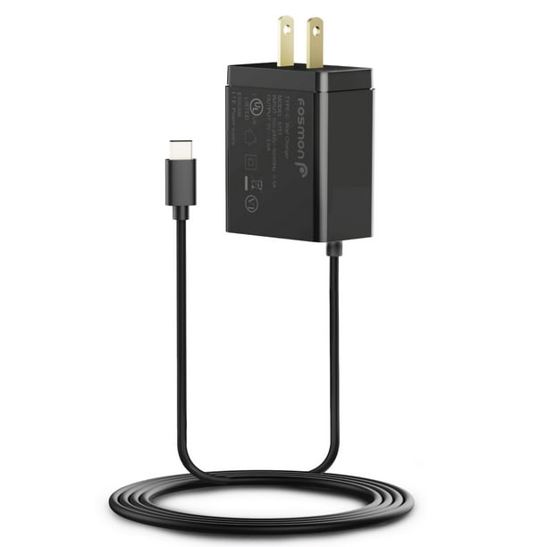 Fosmon Nintendo Switch Ac Adapter Ul Listed 5v 3a Travel Charger With 6ft Usb Type C Cable Does Not Support Tv Mode Walmart Com Walmart Com