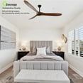 thumbnail image 2 of Goozegg 70in Black Contemporary Ceiling Fans with Remote Control, 2 of 8