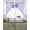Purple, variant on Green Bow Swag Valances for Windows, Small Curtains Drapes, Cute Bowknot Minimalist Solid Color Kitchen Window Curtains Over Sink Rod Pocket Window Treatment Valance for Bedroom/Bathroom 56"x36"