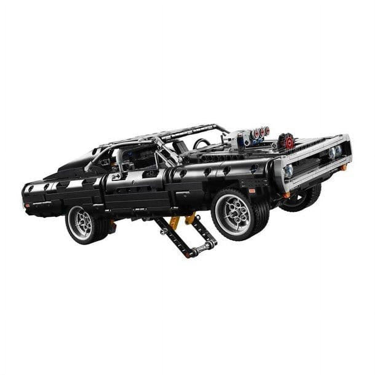 LEGO Technic Fast Furious Dom s Dodge Charger 42111 Race Car Building Set New 2020 1 077 Pieces Walmart