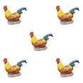 thumbnail image 1 of kurtrusly Resin Statue Chicken Statue Decorative Patio Lawn Backyard for Lying Position S 5Set, 1 of 6