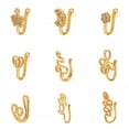 thumbnail image 4 of GKNET Cartilage Earrings Body Delicate Jewelry Gifts Nose Hoops Nose Clip Cuff Nostril Earrings-2, 4 of 7