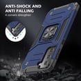 thumbnail image 2 of For Samsung Galaxy S21 FE Premium Robust Magnetic Kickstand Hybrid Case Cover, 2 of 7