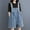 Blue #3, variant on Women's Denim Jumpsuit Double Pocket Loose Casual Jumpsuit Shorts Strap Pants