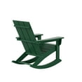 thumbnail image 6 of GARDEN Set of 2 Modern Plastic Outdoor Rocking Chairs for Patio Porch, Dark Green, 6 of 10