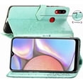 thumbnail image 5 of Samsung Galaxy A20S Case Leather Wallet Flip Magnetic Closure Case Samsung Galaxy A20S Phone Case with Card Slots Protective Cover Case for Samsung Galaxy A20S. SD Mandala - Green, 5 of 12