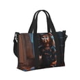 thumbnail image 2 of Lsque Chucky Pattern Hand Travel Bag – Lightweight & Durable Oxford Luggage, Water-Repellent Carry-On with Multiple Compartments & Adjustable Strap, 2 of 8