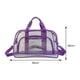 thumbnail image 2 of Mochila Bolsa de lona de PVC transparente Bolsa de fitness deportiva de gran capacidad para acampar (púrpura) Tmvgtek Para Estrenar, 2 of 5