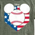 thumbnail image 3 of Disney - Americana - Mickey Baseball Flag Diamond - Adult Short Sleeve Graphic T-Shirt, 3 of 5