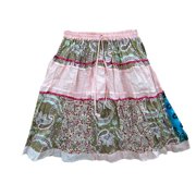 Mogul Women's Cotton Mini Skirt Printed Retro Boho Chic Summer Skirts