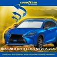 thumbnail image 6 of Goodyear Foldable Windshield Sunshade for Lexus NX 2015-2021, SUV car Accessories, Sunshade Cover, Sun Shade Car Windshield, Window Sun Blocker - GY008246, 6 of 8
