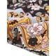 thumbnail image 5 of Camisas de verano de mujer plus size con cuello en V y mangas cortas tipo linterna Agnes Orinda, blusas boho con peplum floral 2X negras, 5 of 8