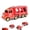 Red, variant on Esaierr 3-5Y Baby Toddler Large Double Storage Truck Toys Music & Lights Construction Car Toys Inertia Car Boy Toys