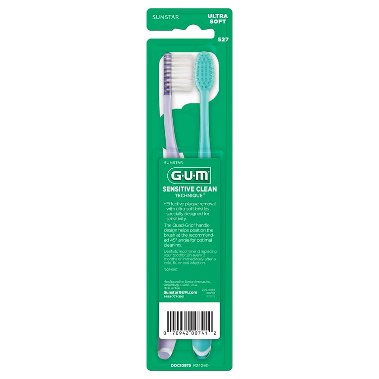 Deep Wash Club Tsuyabaki ツヤバキ Gentle GUM Technique Sensitive Clean Toothbrush, Compact Count Head