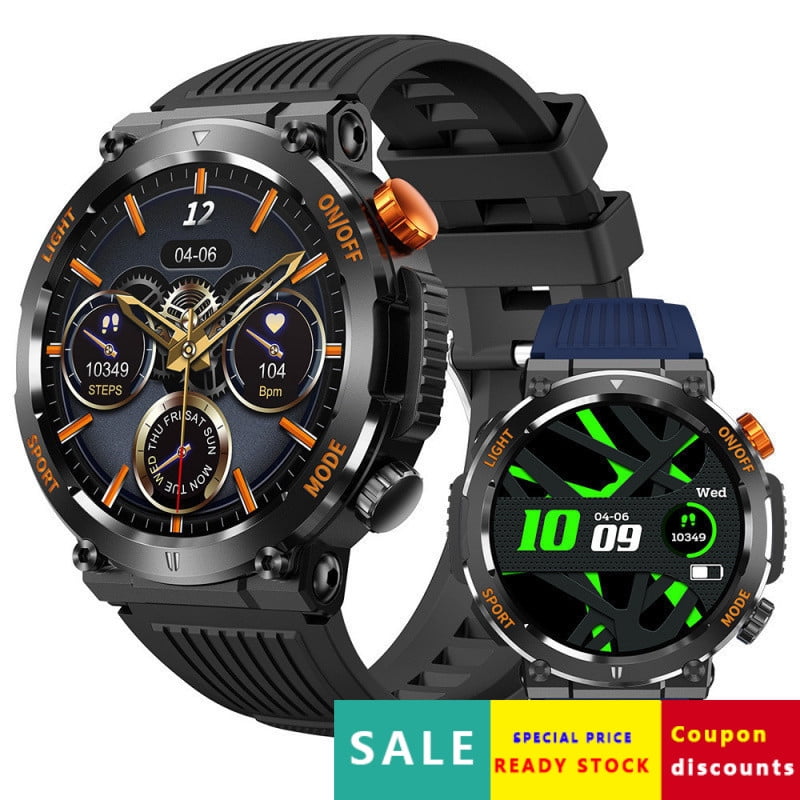 2026 Sports New Style HT17 Smart Watch Bluetooth Call Outdoor Compass Sports Three-Proof Heart Rate Sleep Monitoring