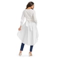 thumbnail image 3 of Blusa larga con vuelo Roman Fashion /Juvenil, 8393 (Blanco) blanco M, 3 of 4