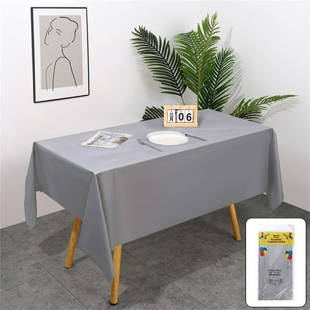 

jiacuix Plastic Tablecloth Disposable Plastic Rainbow Tablecloth Colorful Rectangle Table Covers For Rainbow Party Birthday Wedding Picnic Home Party Decorations