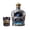 bottle + cup, variant on IFRINID 250th Anniversary Whiskey Decanter, Patriotic Glass Decanter with "We the People" Design and Liberty Bell Stopper