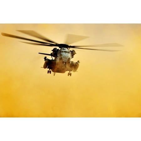 Usmc Helicopter - LAMINATED POSTER Helicopter Flying Sky Usmc Clouds Qatar Flight Poster Print 24 x 36
