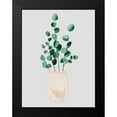 thumbnail image 2 of Boho Hue Studio 12x14 Black Modern Framed Museum Art Print Titled - House Pot 3, 2 of 5