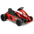 thumbnail image 3 of Hyper Toys 24V Drifting Go Kart Ride On for Kids, Red, 3 of 8