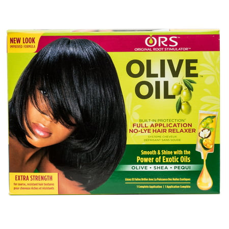 ORS Olive Oil Full Application No-Lye Hair Relaxer - Extra Strength (Best Relaxer For Mixed Race Hair)