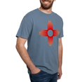 thumbnail image 4 of CafePress - Zia Sun Symbol T Shirt - Mens Comfort Colors® Shirt, 4 of 5