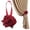 Red, variant on Clearance Under $0.66! Rose Curtain Tiebacks with Magnetic Holders for Window Drapes Bed Canopy Decor