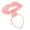 Pink headband cover, variant on Devil Headbands Black Cartoon Cool Aureole Hair Hoop Overwhelming Cute Hair Accessories Party Cosplay Photo Props