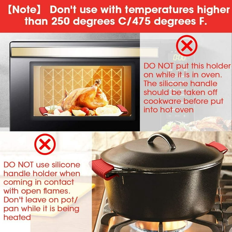 Pan Handle Holder Sleeve Dismountable Cookware Potholder Pots Pans