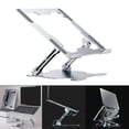 thumbnail image 3 of lionlar Adjustable Multi-Angle Metal Laptop Stand Reading Holder Notebook Riser for Home, 3 of 9